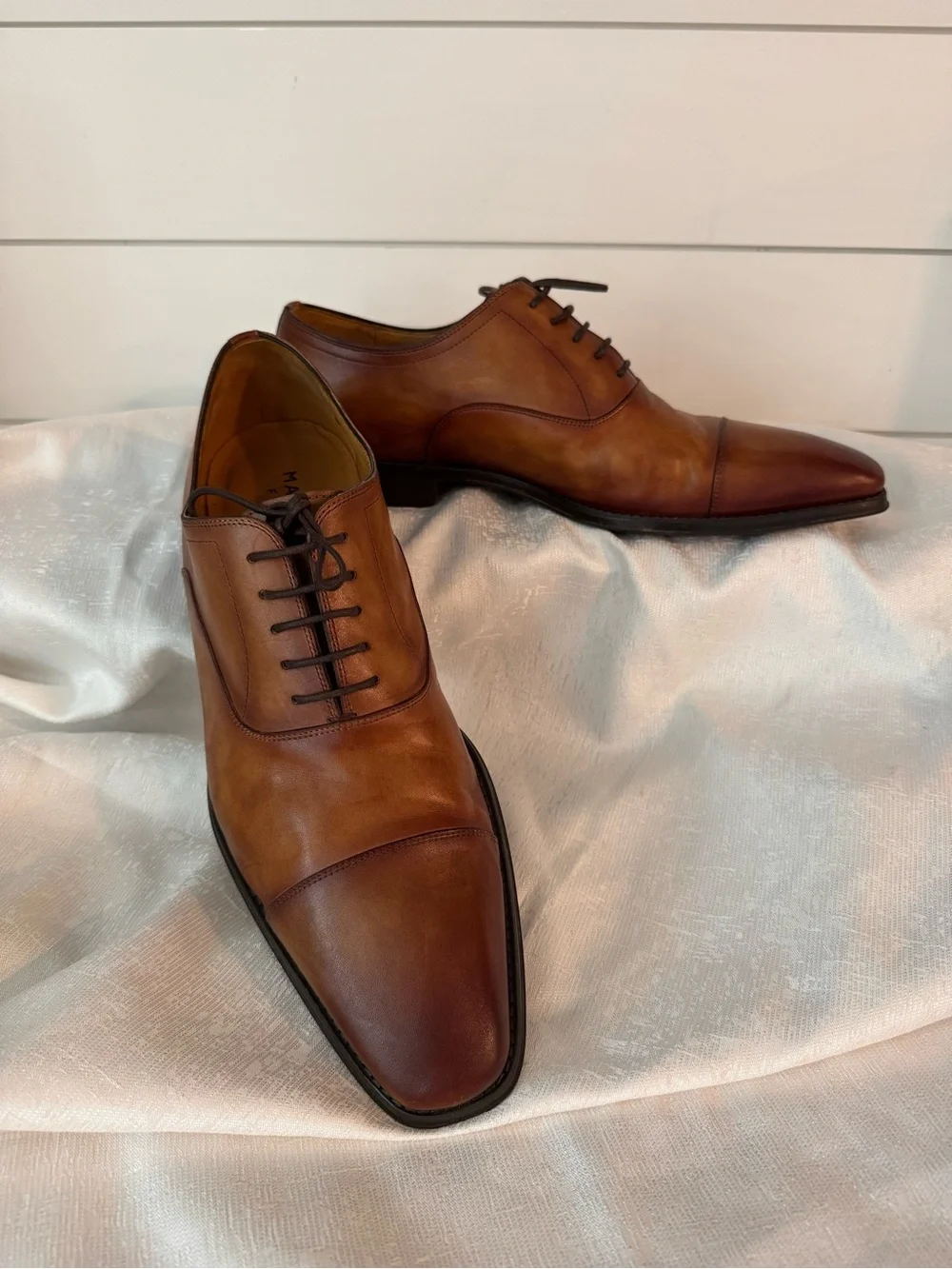 Magnanni Flex Cognac Cap-Toe Derby Oxfords style 24316
